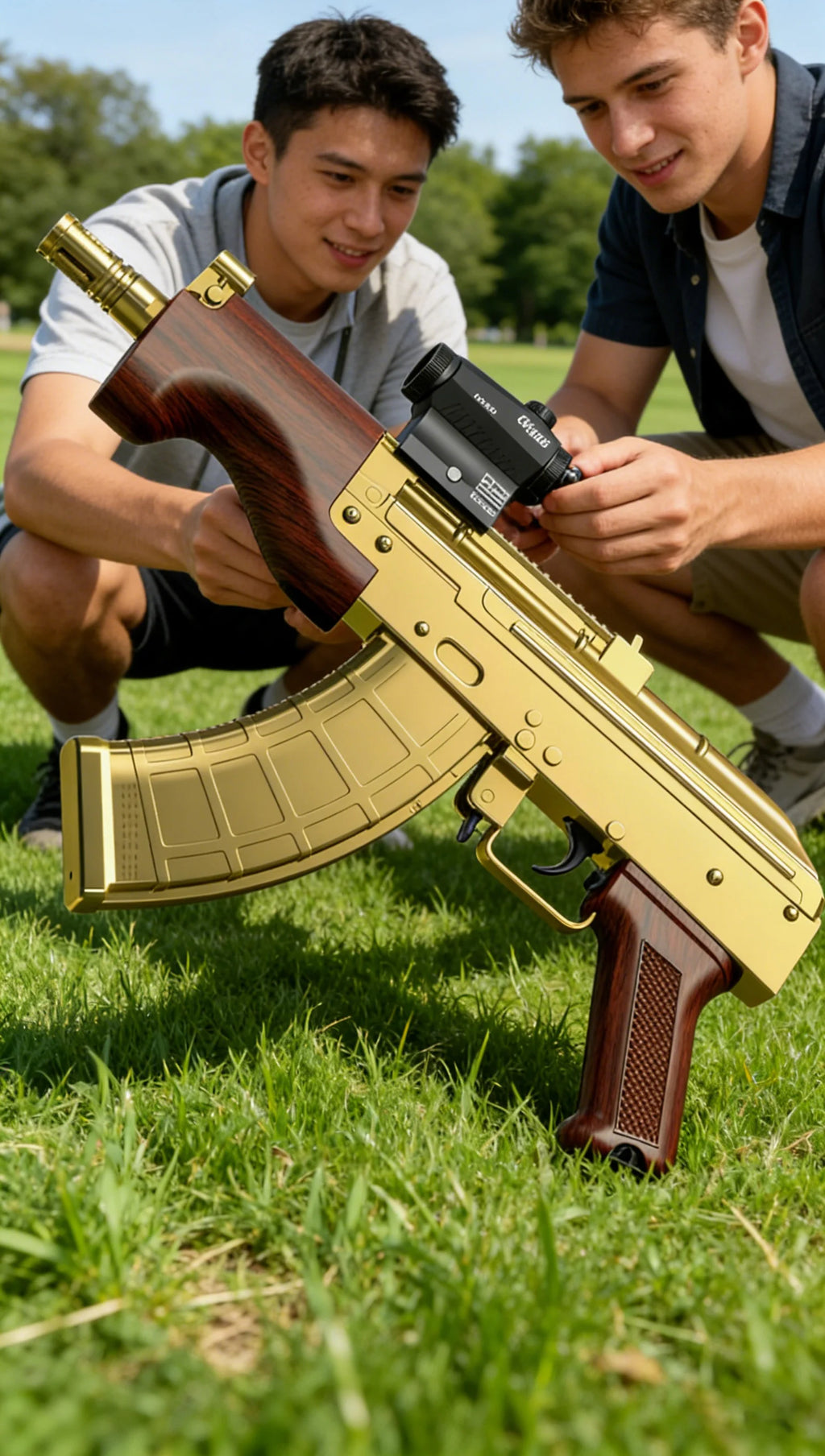 Ultimate AK47 Gel Blaster Electric Gun 30M Extreme Range