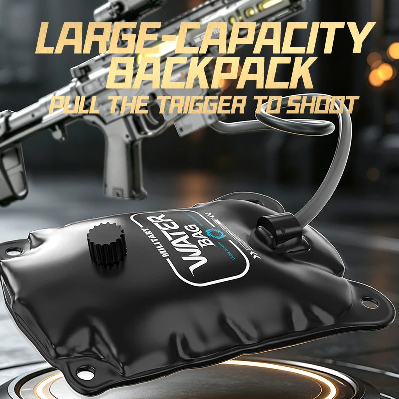 Outdoor SLR Electric Water Gun 2000ml Bag Backpack High Pressure Long-range